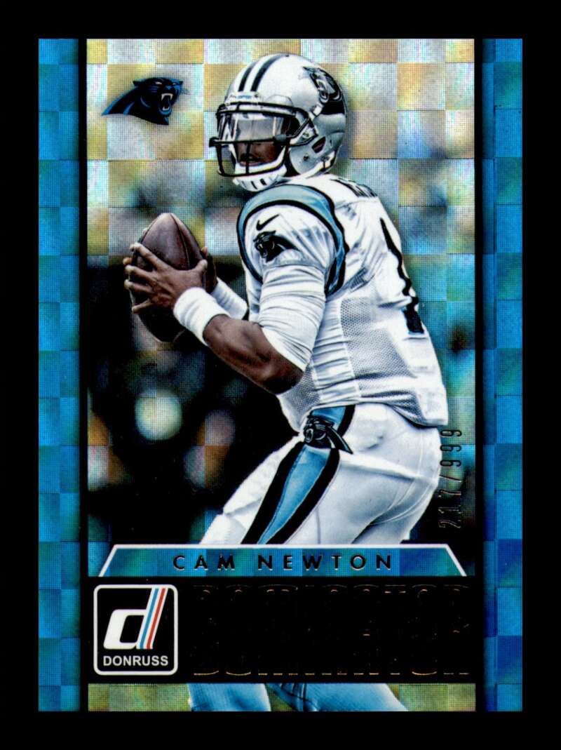 Load image into Gallery viewer, 2015 Donruss Dominator Cam Newton #12 Carolina Panthers /999  Image 1
