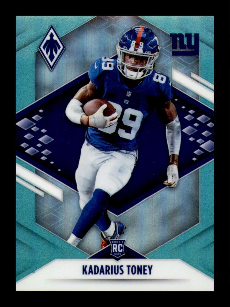 Load image into Gallery viewer, 2021 Panini Phoenix Teal Kadarius Toney #110 New York Giants Rookie RC /150  Image 1
