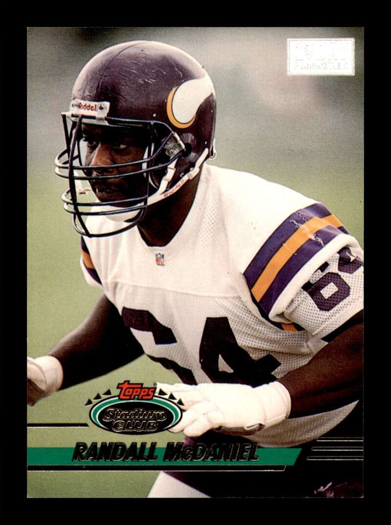 Load image into Gallery viewer, 1993 Topps Stadium Club First Day Randall McDaniel #48 Minnesota Vikings  Image 1
