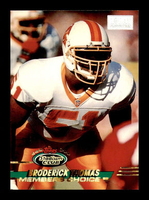 1993 Topps Stadium Club First Day Broderick Thomas 