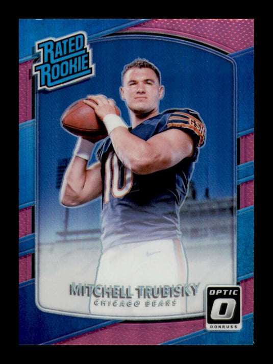 2017 Donruss Optic Pink Mitchell Trubisky