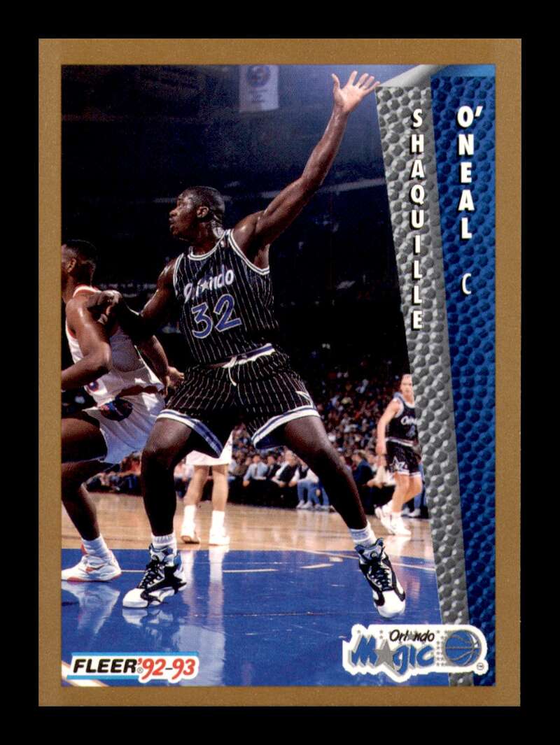 Load image into Gallery viewer, 1992-93 Fleer Shaquille O&#39;Neal #401 Orlando Magic Rookie RC  Image 1
