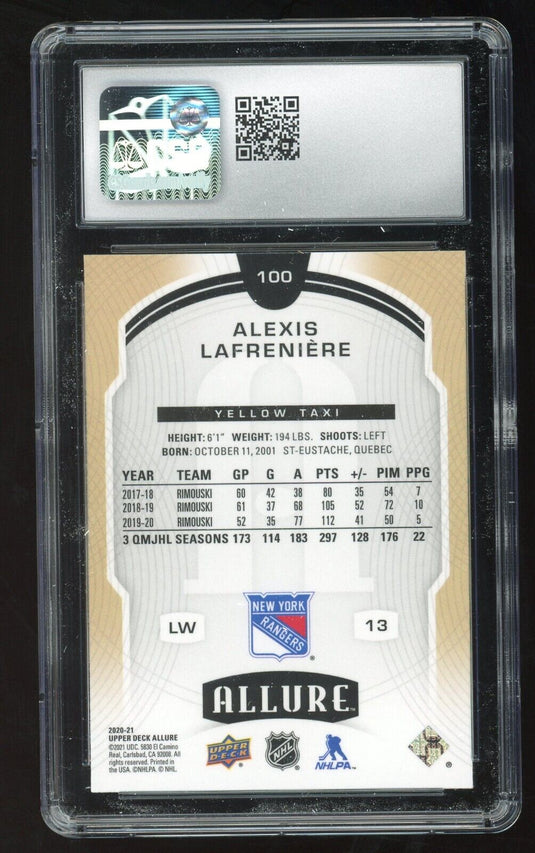2020-21 Upper Deck Allure Alexis Lafreniere