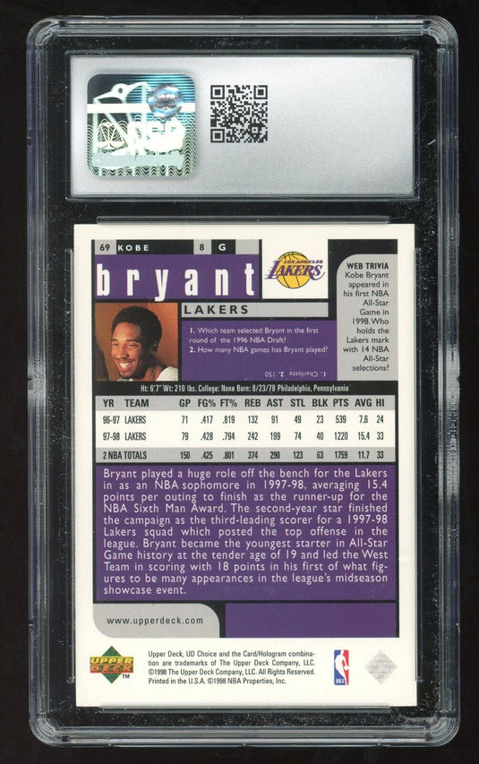 1998-99 Upper Deck Choice Preview Kobe Bryant