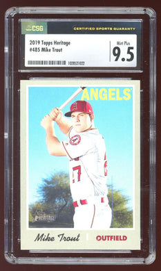 2019 Topps Heritage Mike Trout 